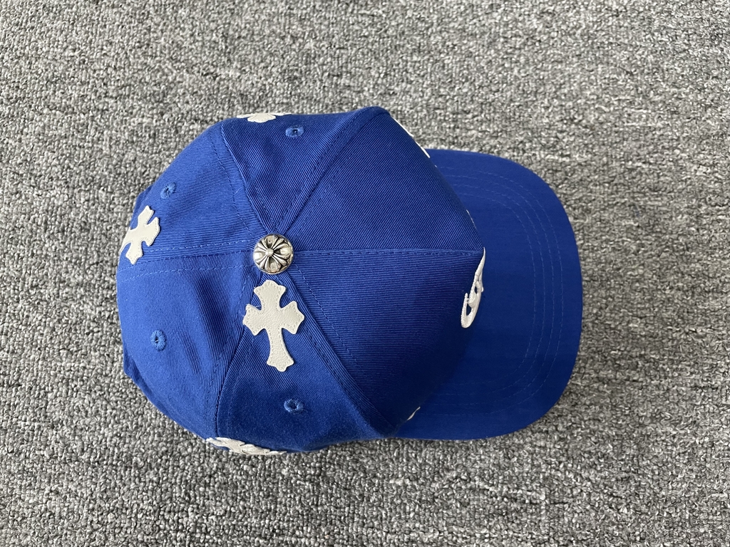Buy Chrome Hearts Cross Patch Baseball Hat 'Blue' - 1383 100000701CPBH BLUE