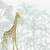 Painel de Parede Sketch com Girafa na internet
