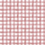 Papel de parede com padrão quadriculado em tons aqurelados de vermelho em fundo branco