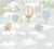 Painel de Parede Balões Aquarelado com Bichinhos - comprar online