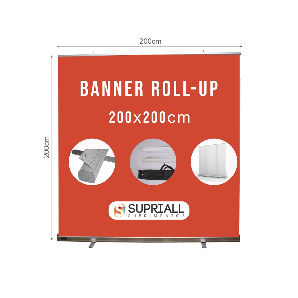 Banner Roll Up 200x200 - Comprar em Supriall
