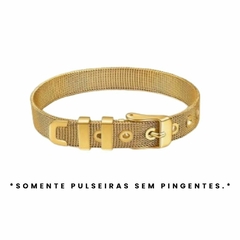 Pulseira Glamour relógio - Oluche Semijoias personalizadas