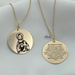 Colar personalizado medalha religiosa - comprar online