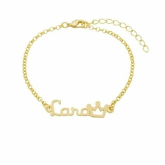 Pulseira infantil com coroa - comprar online