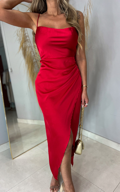 Vestido Cetim Diana - loja online