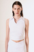 Imagen de Polo Crop Top - White