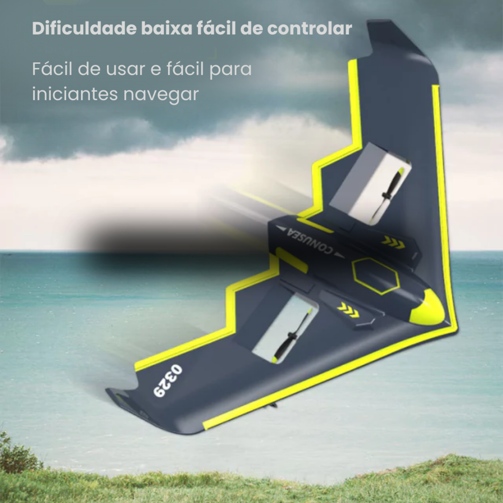 Avião + Controle Remoto - 80cm – Réplicas Coleção