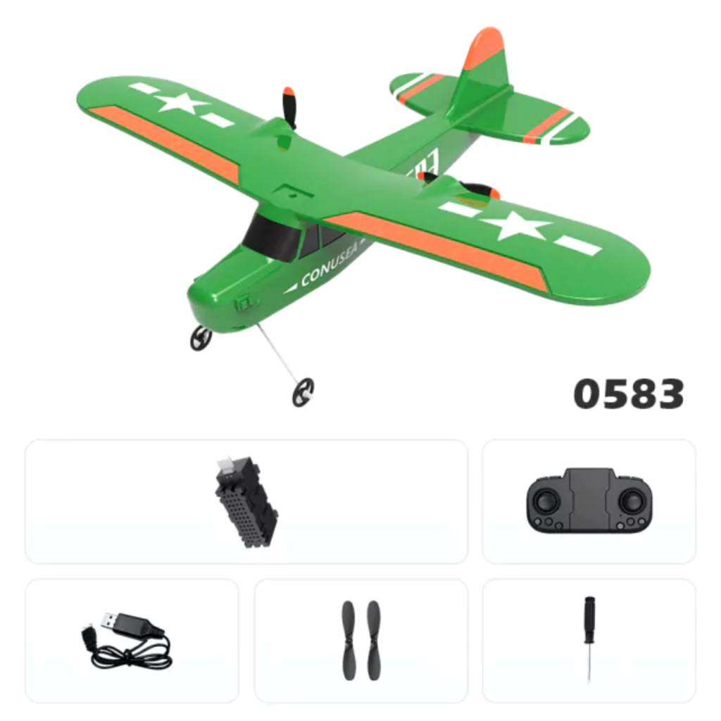 Avião + Controle Remoto - 80cm – Réplicas Coleção