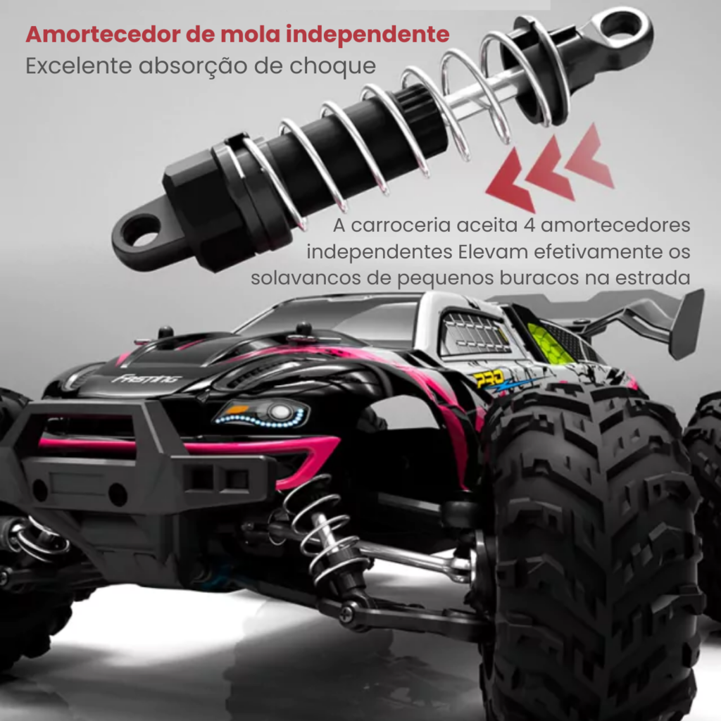 Carro Controle Remoto 4x4 Stock Drift Multidirecional Recarregável