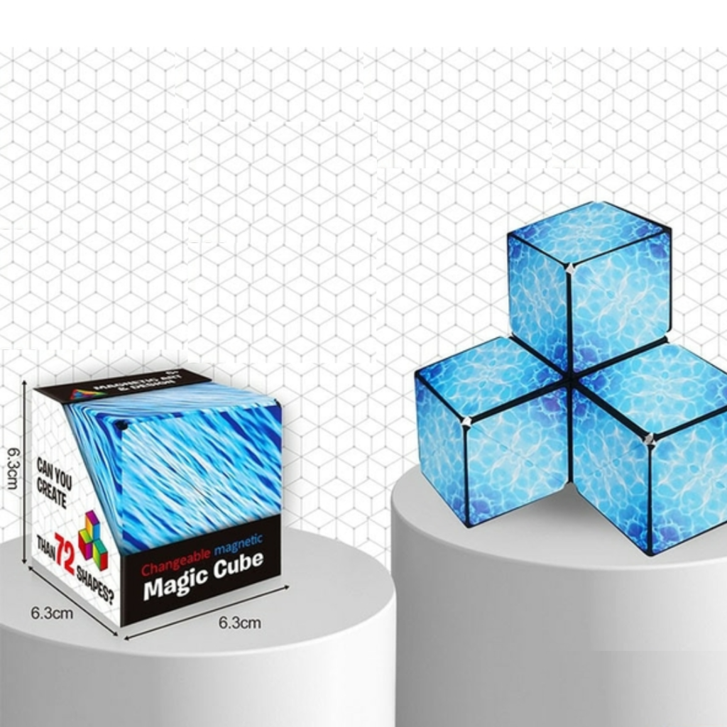 Variedade Mutável Cubo mágico magnético anti stress 3d mão virar