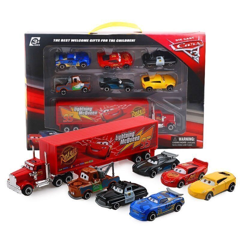 Quadro Cars Carros Mcqueen Pixar Caminhão Corrida Cartoon