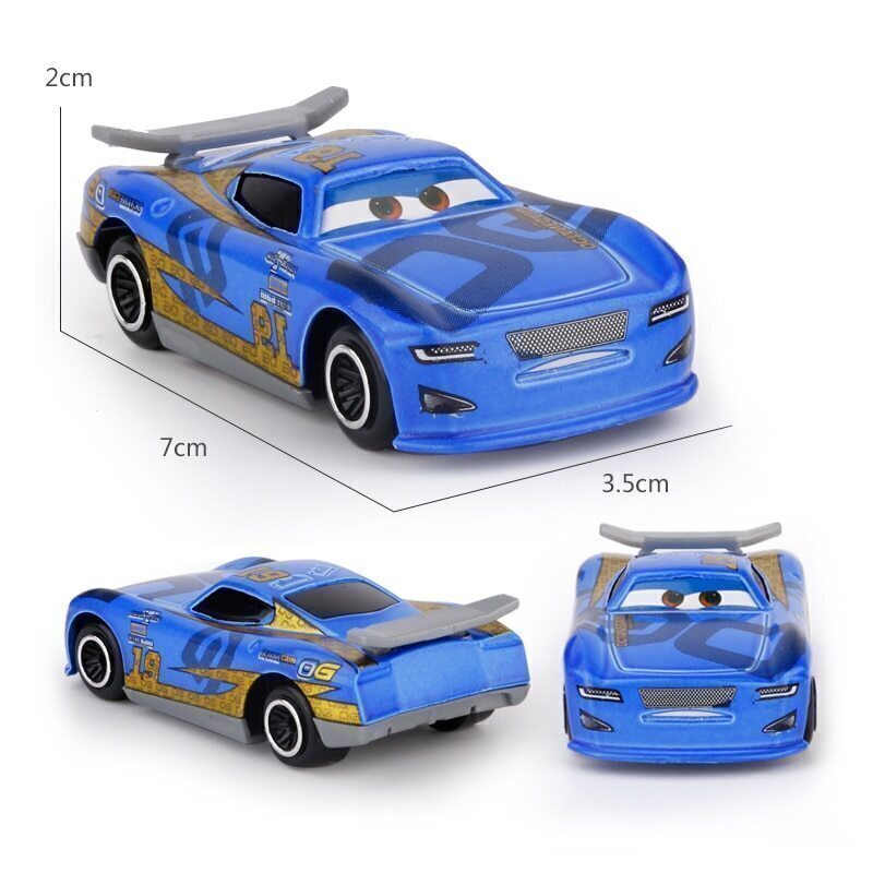 Novos carros no.5 90 modelo de corrida disney pixar carro 3 2