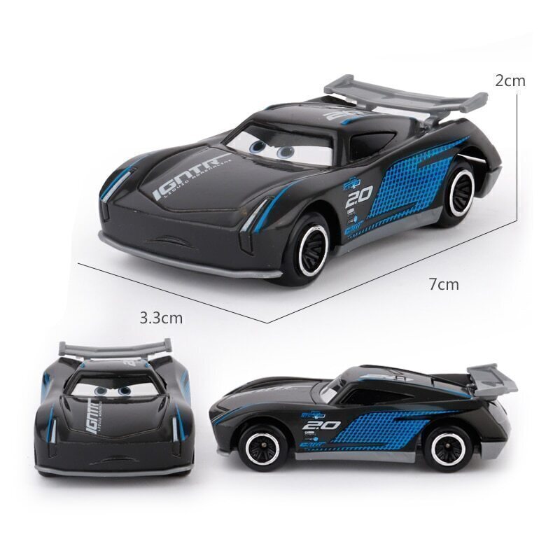 Novos carros no.5 90 modelo de corrida disney pixar carro 3 2