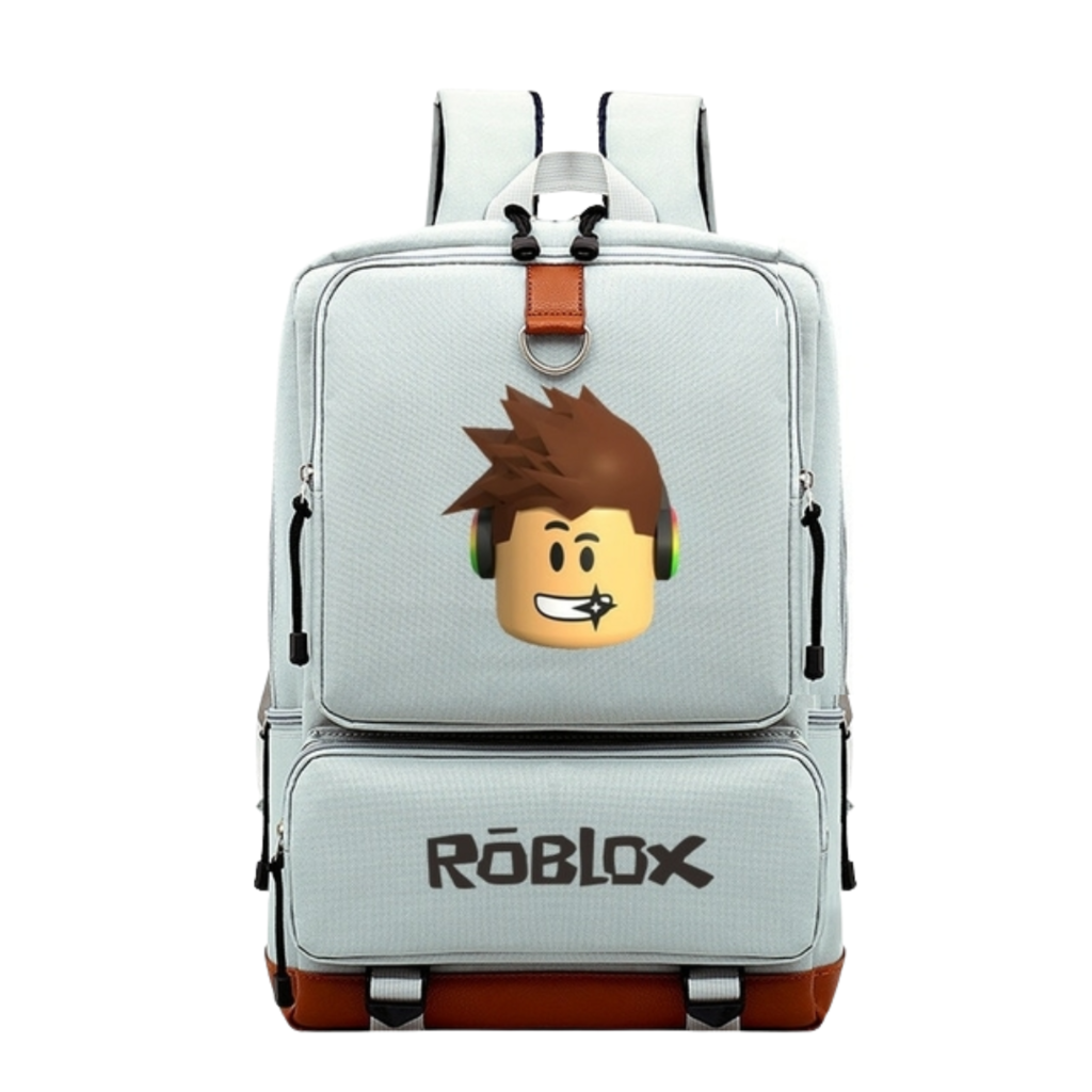 Mochilas Roblox USB para meninas e meninos, volta ás aulas na