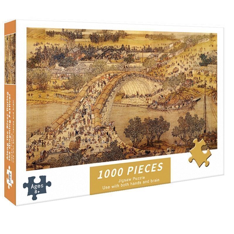 Compra online de Quebra-cabeças para adultos 1000 peças quebra-cabeças de  papel educacional descompressão intelectual diy grande jogo brinquedos  presente