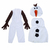 Fantasia Olaf frozen Halloween Fantasia Infantil na internet