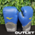 Guantes de boxeo Everlast 12 oz en color azul y gris, disponibles en outlet.