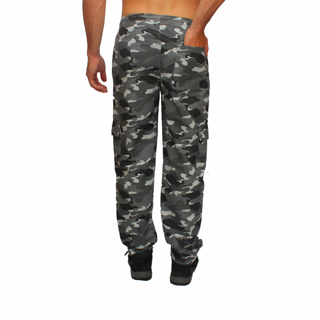 Calça camuflada hot sale masculina tamanho 56