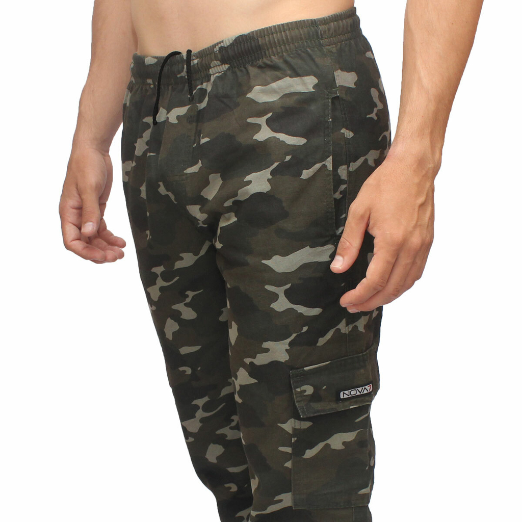 Calça camuflada cargo sales