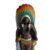 Estátua Cabocla Caçadora Umbanda e Candomblé Gesso - comprar online