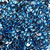 Chaton para Colagem Oval Sextavado - 10x14mm - Pacote com 25g - Cor: Azul Claro