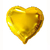 Balão Metalizado Dourado - Coração - 18" 45cm