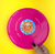 Disco Frisbee Plástico - Cor Rosa