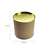 Tubo Lata Tampa Metalizada Dourada 12x12,5cm (Para Caneca Porcelana) - comprar online