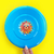 Disco Frisbee Plástico - Cor Azul