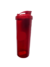 Long Drink 300ml Vermelho Translúcido Com Tampa FLIP na cor Vermelho.