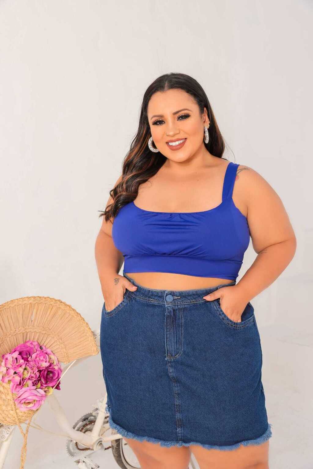 Saia jeans para balada 2025