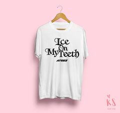 Camiseta Unissex Ateez Ice On My Teeth - (logo) - comprar online