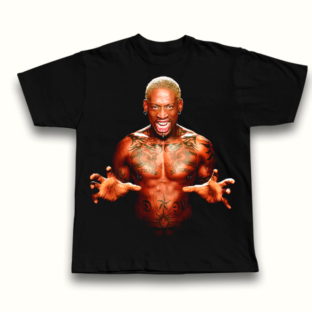 DENNIS RODMAN FPAGE - Graphic Tee - Vintage Bootleg