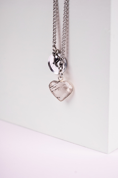 Pulsera Mini Corazón cuarzo turmalinado - comprar online