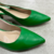 Sapato Scarpin Becca Classic Salto Fino Verde Trevo - comprar online