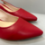 Sapato Scarpin Becca Classic Salto Fino Vermelho cereja