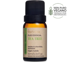 Óleo Essencial Tea Tree Melaleuca Via Aroma 100% Puro