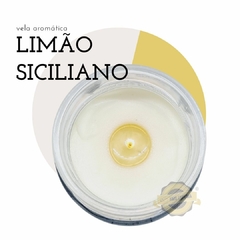 Vela Aromática de Limão Siciliano Vegana 145g - comprar online
