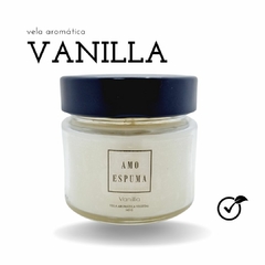 Vela Aromática de Vanilla 145g - Amo Espuma | Os melhores produtos ao seu alcance