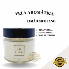 Imagem do Vela Aromática de Limão Siciliano Vegana 145g