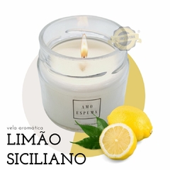 Vela Aromática de Limão Siciliano Vegana 145g