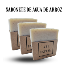 Sabonete de Água de Arroz Clareador Artesanal - comprar online