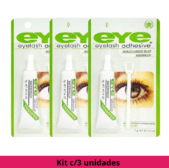 Kit com 3 Colas de cílios Eye Transparentes