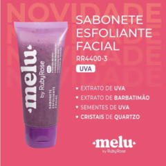 Sabonete Esfoliante Facial Uva - Melu by Ruby Rose - comprar online