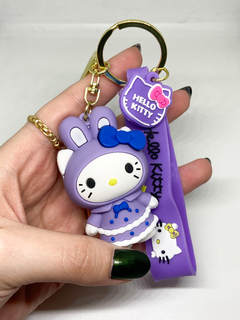 Chaveiro 3D emborrachado Hello Kitty - TAMANHO GRANDE 6 CM - Escolha o modelo