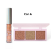 Kit Paleta de Sombras + Gloss SP Colors - Cor A