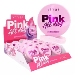 Kit com 6 Pó Translúcido Pink All Day Vivai