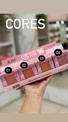 Blush Compacto Ludurana Velvety - 4 Cores a sua escolha - Valor unitário na internet