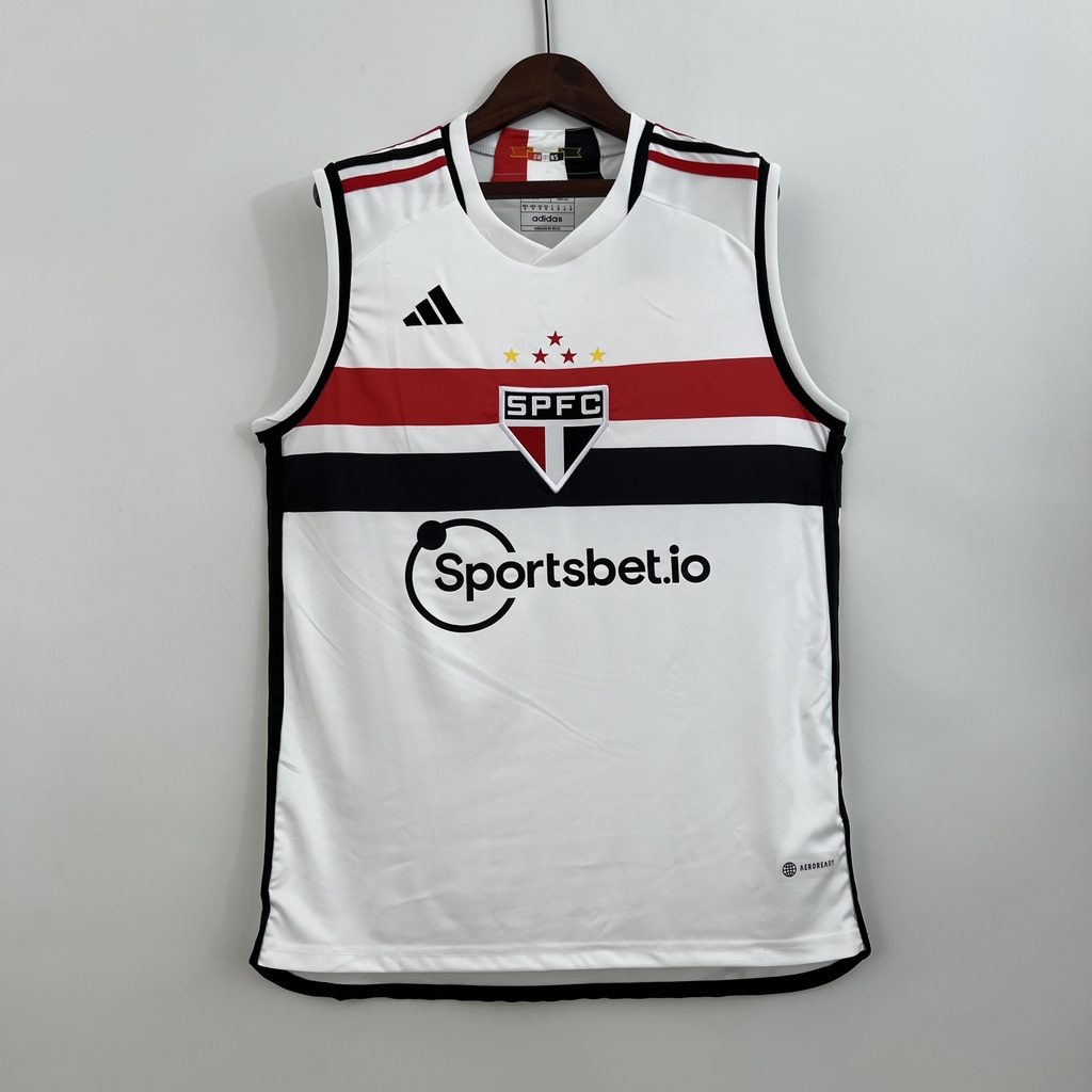 Camisa Regata Sao Paulo Temporada 23 24 Versao Torcedor Masculina