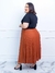 Saia Plissada Plus Size